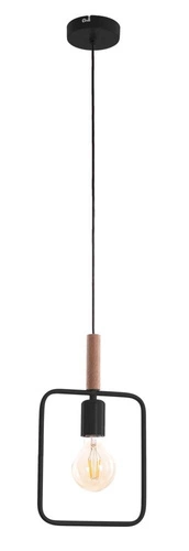 Závěsná lampa Frame 1x60W E27 černá