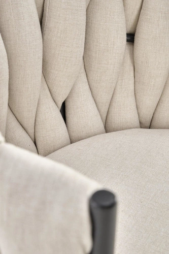 Jídelní sametová židle Wendy čalouněná glamour na černých nohách Intesi