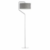 Podlahová lampa TESALLIA chorm šedá