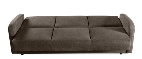 Rozkládací pohovka Corsica 3místná s úložným prostorem a funkcí spaní do obýváku hnědá