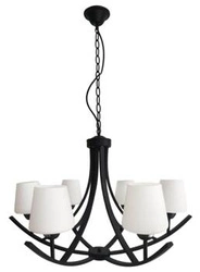 Závěsná lampa London 6x60W E27 černá