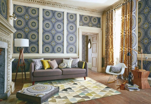 Moderní vlněný koberec Lulu Pebble 140x200 cm ručně tkaný do obývacího pokoje a ložnice