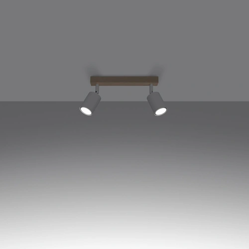 Stropní svítidlo VERDO 2 bílé moderní s nastavitelným světlem do obýváku a kuchyně 46 cm