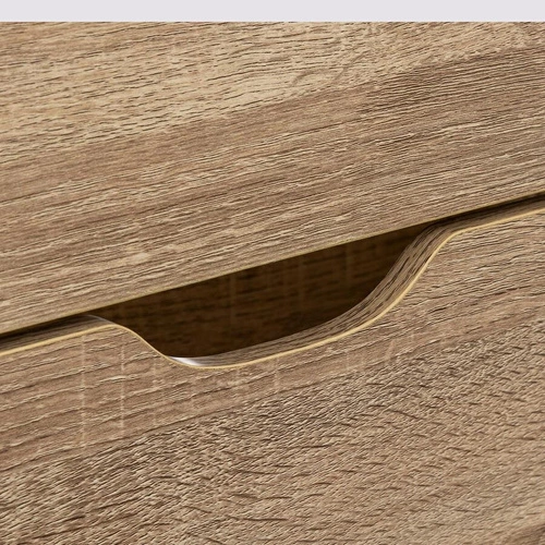 Vysoká botníková skříň Tiro 5five simply smart dub přírodní, 4 zásuvky, skandinávský styl do předsíně