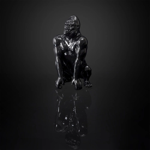 Dekorace Gorilla černá