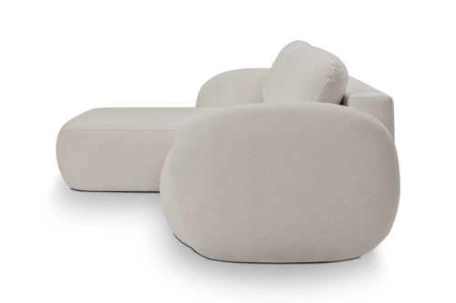 Rohová sedačka Salby rozkládací levá světle šedá Sicuro 65