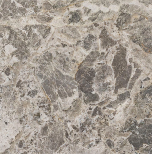 Konferenční stolek Prunus kulatý 80 cm mramorový šedý moderní loft do obýváku Actona