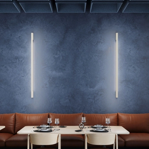 LED nástěnné svítidlo SAPPO 150 béžové moderní do ložnice obýváku kuchyně Thoro hliník