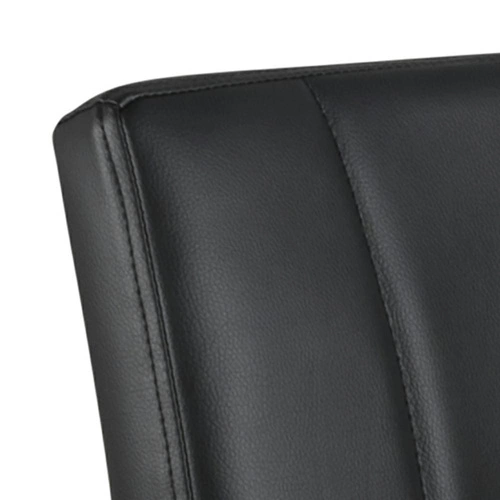 Židle barová Sylvia černá/černá