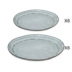 Květinové nádobí 12dílné modré