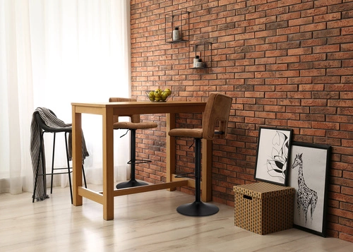 Barová židle s opěrkou Sylvia hnědá, výškově nastavitelná, otočná, moderní do kuchyně a jídelny Actona