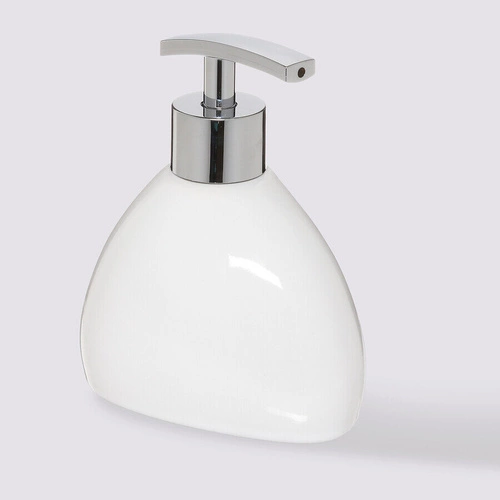Keramický bílý dávkovač mýdla Colors 250 ml skandinávský do koupelny 5five