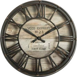 Vintage hodiny wood 21 cm