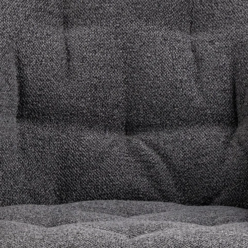 Otočná čalouněná židle Brooke do jídelny a obýváku, antracitová, moderní s područkami