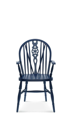 Dřevěná jídelní židle Fameg Windsor s područkami na míru