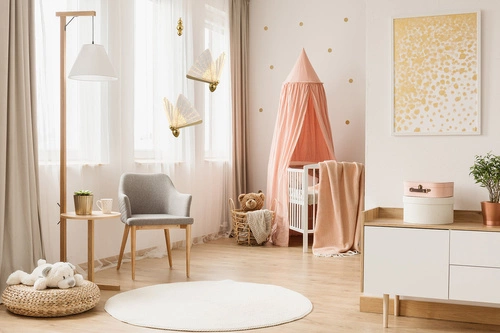 Závěsné LED svítidlo BEE LAMP zlaté 21 cm moderní do obýváku a nad kuchyňský ostrůvek