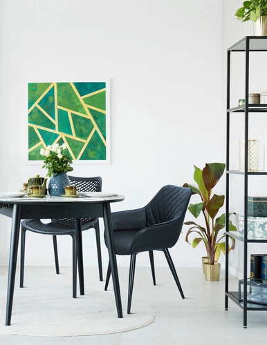 Sada 2 černých židlí Rox