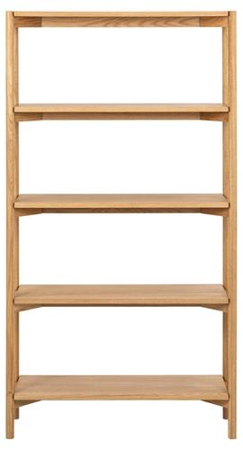 Dřevěná knihovna Braidwood dub 86 cm skandinávský do obýváku Actona