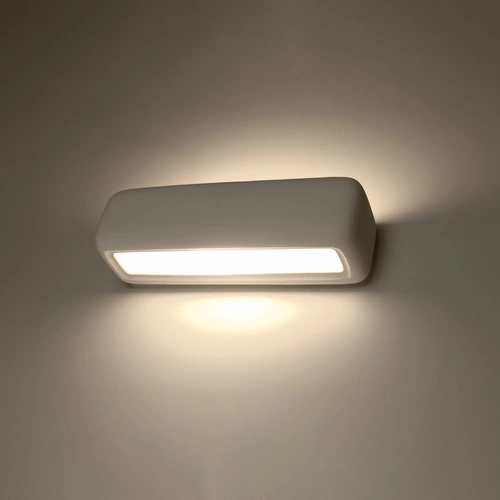 Nástěnné svítidlo SUBANI bílé moderní keramické do obývacího pokoje a ložnice Sollux Lighting