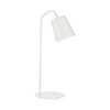 Stolní lampa ZEN T bílá kovová moderní noční lampička do ložnice 56 cm Step into Design