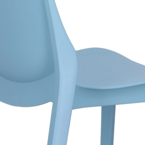 Zahradní stohovatelná židle Ginevra modrá z plastu moderní SCAB Design