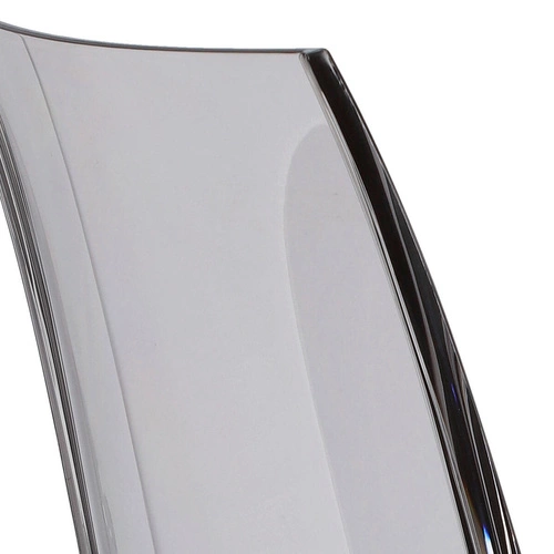 Moderní průhledná jídelní židle stohovatelná z plastu SCAB Design