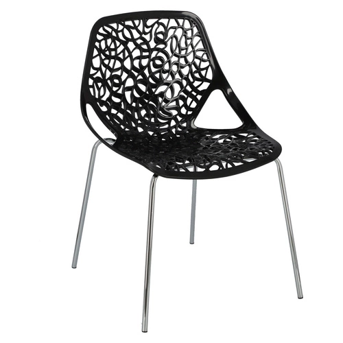 Židle Cepelia inspirovaná designem Caprice černá