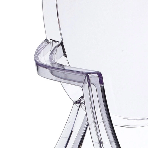 Jídelní židle Royal průhledná inspirovaná Louis Ghost stohovatelná moderní