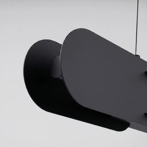 Závěsné LED svítidlo CHAIN 91 černé moderní do obývacího pokoje nad stůl