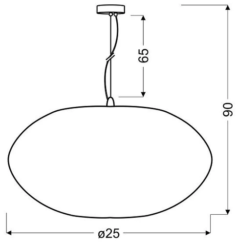 Závěsná lampa Pinia 25 1x60W E27