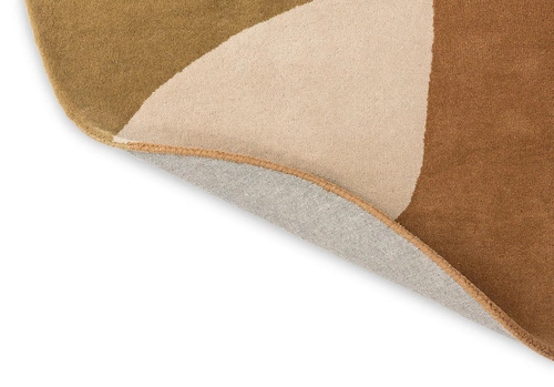 Oválný vlněný koberec Decor Miller Fall 200x280 cm do obýváku moderní geometrický multicolor