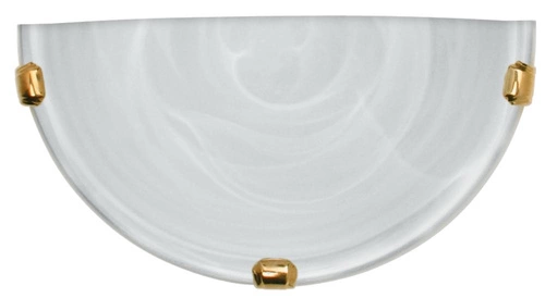 Stropní skleněné svítidlo Duna bílá klasická do obýváku a ložnice 30 cm CANDELLUX