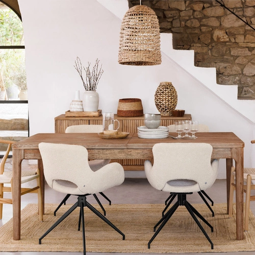 Závěsné svítidlo Sand hyacint boho ratanové do obýváku a jídelny Atmosphera 37 cm