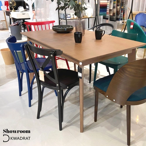 Dřevěná čalouněná jídelní židle Fameg CATA, moderní design, na míru