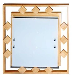 Stropní svítidlo Natura 2x60W E27 40x40x10,5 čtverců žlutá