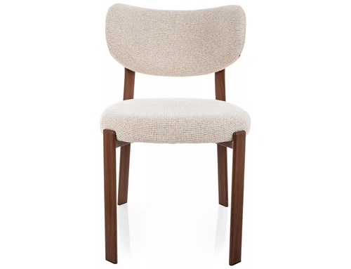 Židle Norin béžová čalouněná do jídelny a obývacího pokoje skandinávská