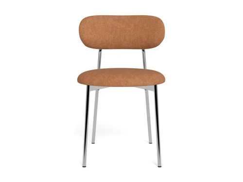 Židle Lyric Actona čalouněná terakota chrom moderní do jídelny