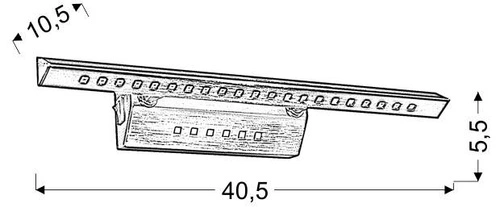 Nástěnné LED svítidlo Forte CANDELLUX moderní chrom s vypínačem do ložnice i nad zrcadlo