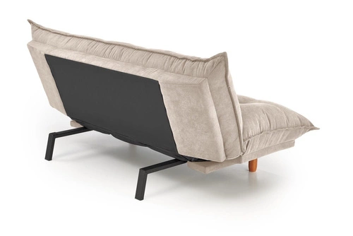 Rozkládací dvoumístná pohovka Judson béžová skandinávská s funkcí spaní do obýváku