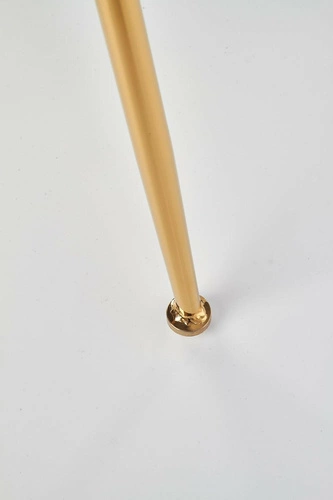 Čalouněná sametová židle Brema šedá se zlatými nohami glamour do obýváku a jídelny