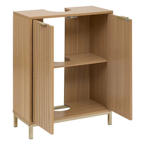 Koupelnová skříňka pod umyvadlo Tasso 60 cm přírodní s drážkováním 5five simply smart