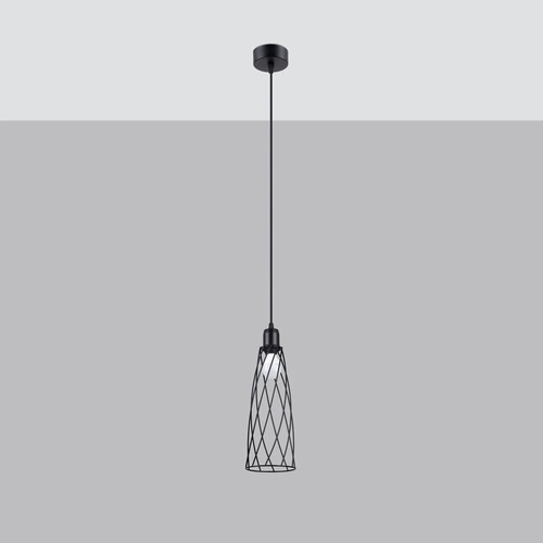 SUBA 1 závěsná lampa černá