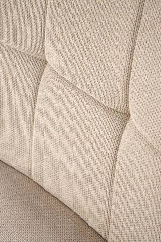 Čalouněná jídelní židle Omara béžová moderní loftová na lyžinách Intesi