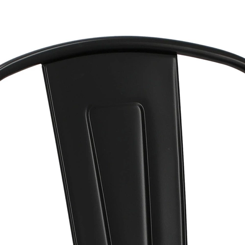 Barová židle Paris Back 75 cm moderní kovová s opěrkou do kuchyně na míru D2.DESIGN