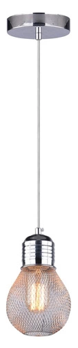 Závěsná lampa Gliva 1x60W E27 chrom (bez žárovek)
