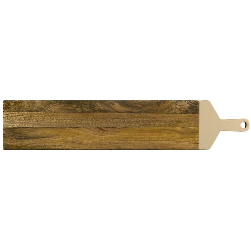 Intesi Dune úzké dekorativní kuchyňské prkénko z mangového dřeva 100 cm
