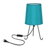 Stolní lampa Smally černá 1x40 E14 stínidlo gala azure