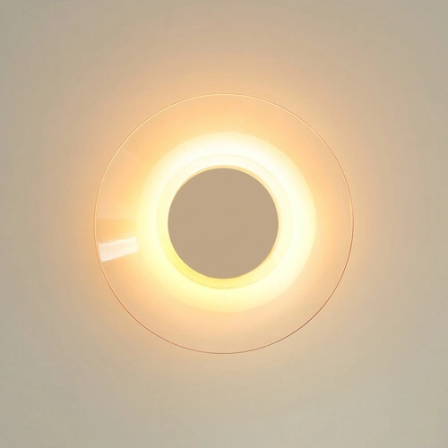 Nástěnné svítidlo ASTRO LED taupe moderní do obývacího pokoje 28 cm