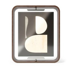 Dřevěný fotorámeček 20x25 ořechový stojací Bellwood Umbra moderní dekorativní