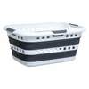 Skládací koš na prádlo Hamper 45L bílo-šedý